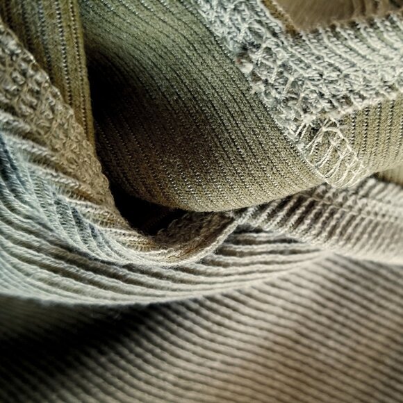 TopShop Short-Sleeve Maxi Dress Size 14 Moss / Olive Green Color Stretch Fabric - Picture 10 of 14